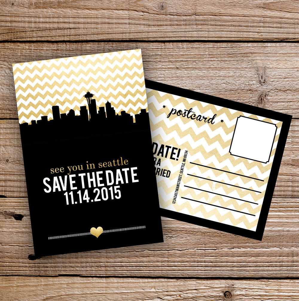 Save the Date: TheMunch via Etsy